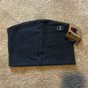 NWT CHAMPION Blue Cropped Tube Top SIZE SMALL